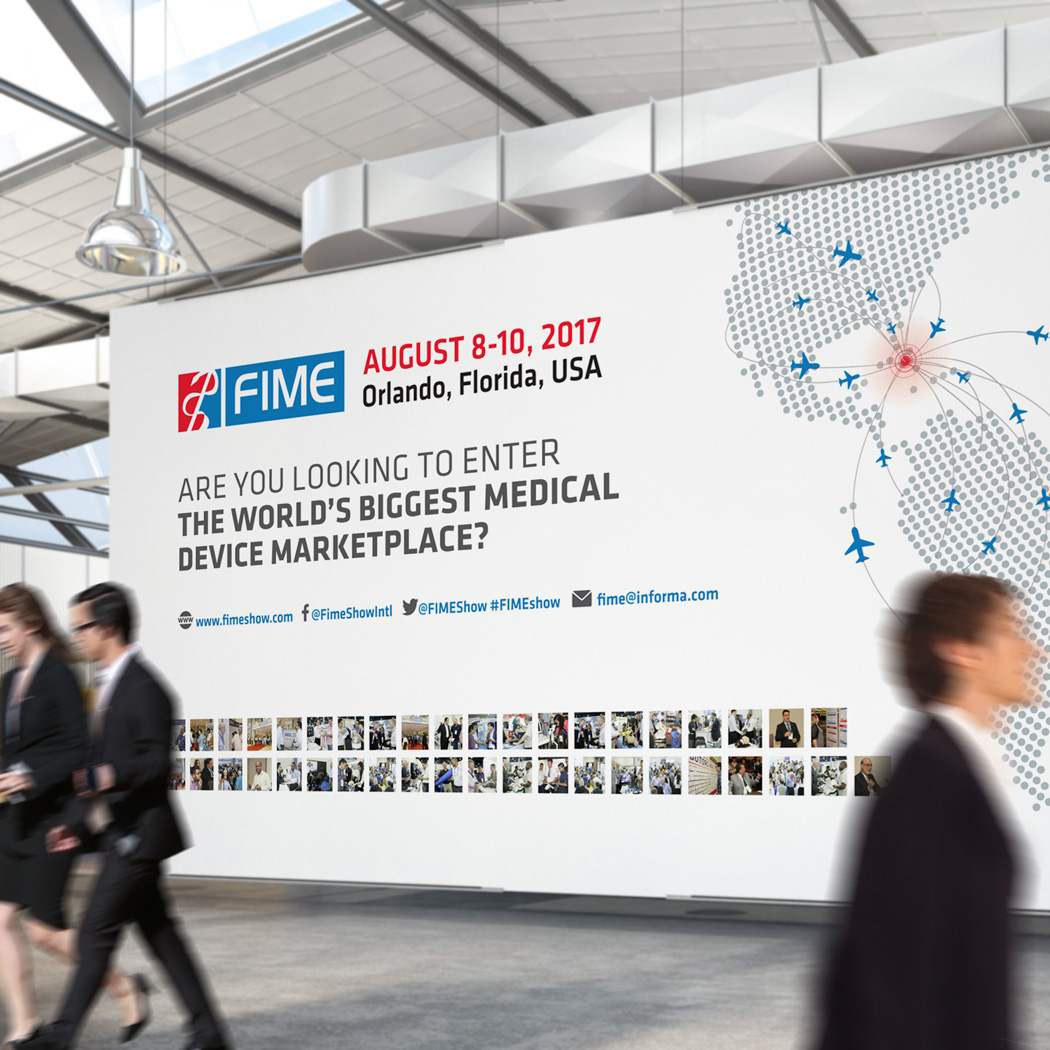 FIME 2016 Health Show signage